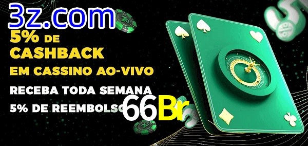 Promoções do cassino ao Vivo 66Br